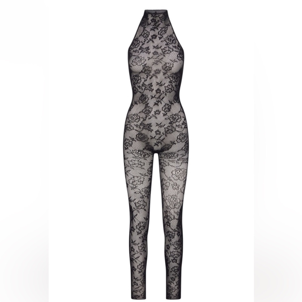 BRAND NEW Skims Knit Lace Catsuit